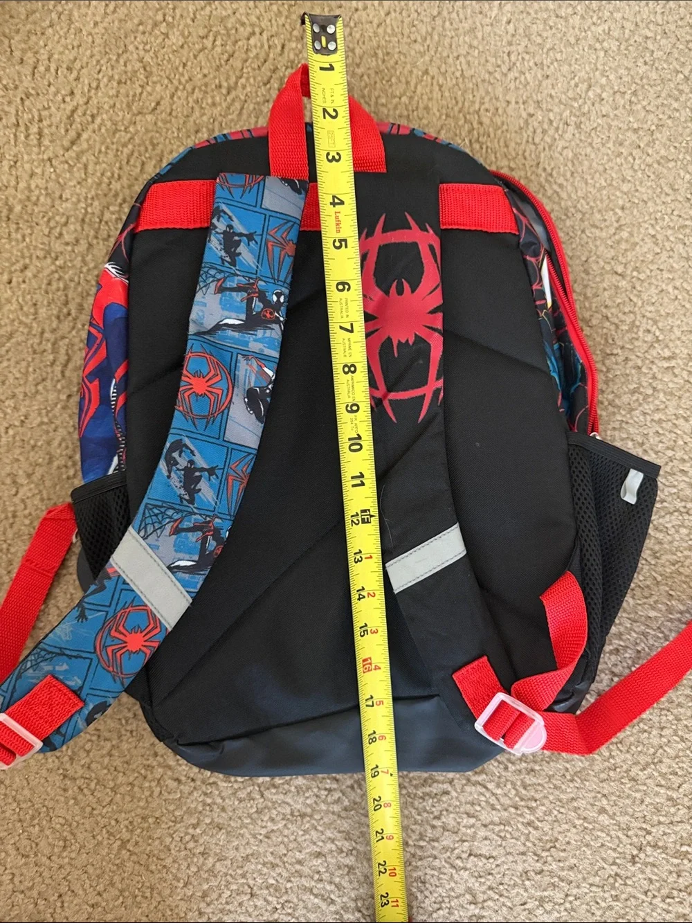 Spider-Man Miles Morales Kids Backpack - Black & Red